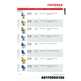 Kursi Kantor Chairman DIRECTOR DC 401 403 501 503 605 655 601 603