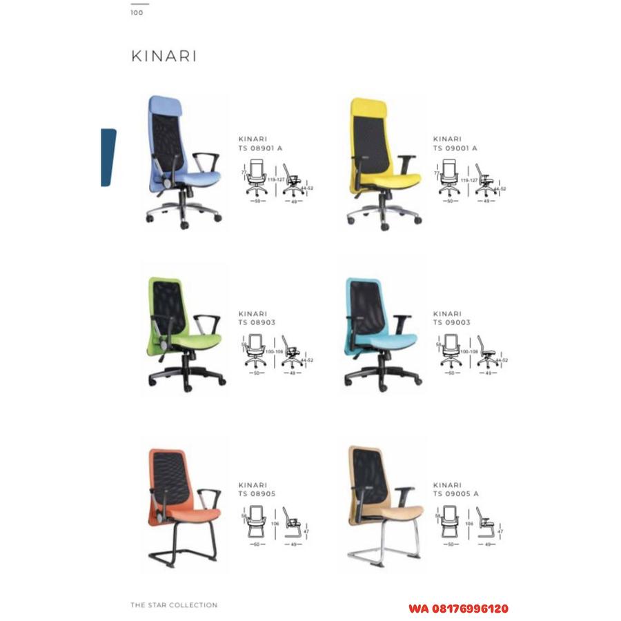 Kursi Kantor Chairman KINARI TS 08901 A 08903 08905 09001 A 09003 09005 A