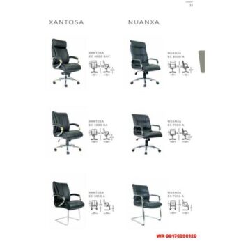 Kursi Kantor Chairman XANTOSA EC 4000 BAC 3000 BA 3050 A & NUANXA 8000 A 7000 A 7050 A