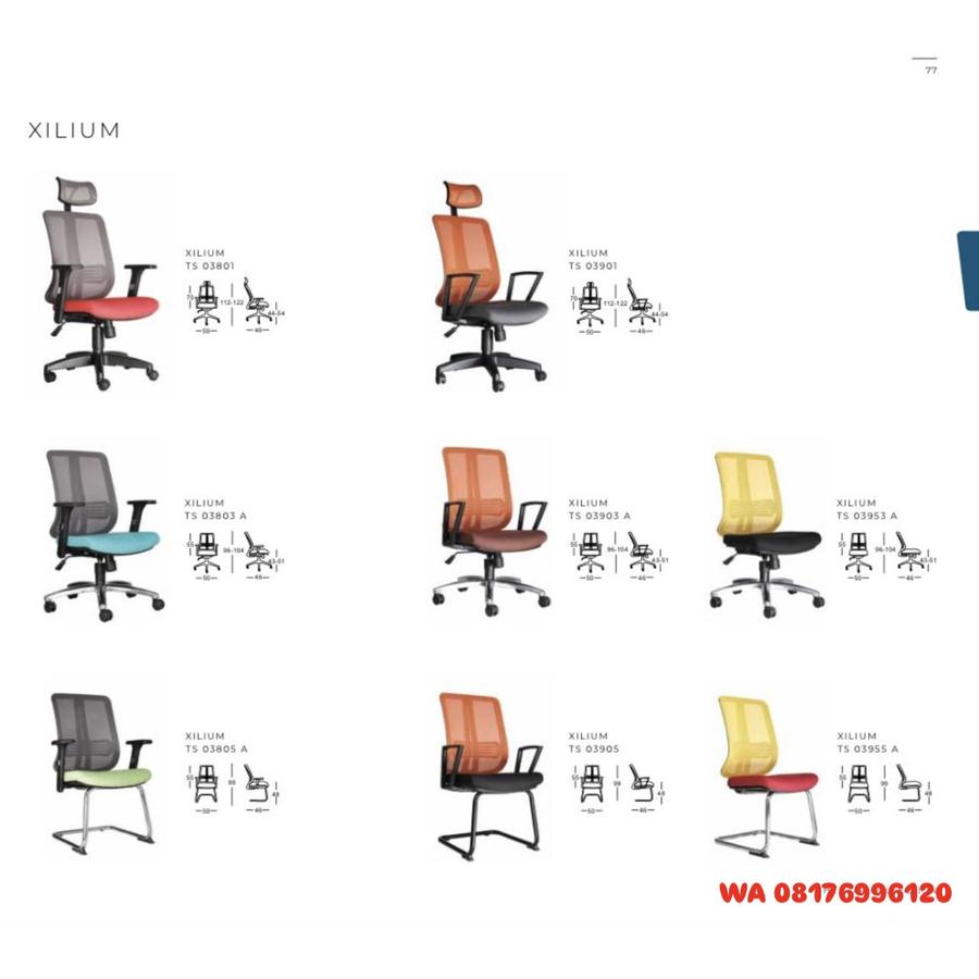 Kursi Kantor Chairman XILIUM TS 03801 03803 A 03805 A 03901 03903 A 03905 03953 A 03955 A