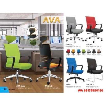 Kursi Kantor Donati AVA 1 2 AL C V1-C