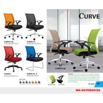 Kursi Kantor Donati CURVE 1 AL C V1- C