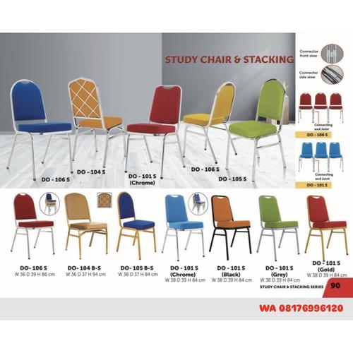 Kursi Kantor Donati DO - 101 S (Chrome) (Black) (Grey) (Gold) & DO - 104 105 106 S B-S