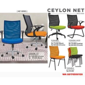 Kursi Kantor Donati Decco CEYLON NET 1 C CEYLON 2 CEYLON 3 VCOT CEYLON 4
