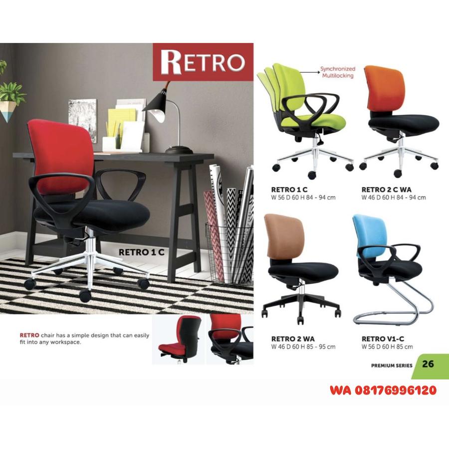 Kursi Kantor Donati RETRO 1 2 C WA V1-C