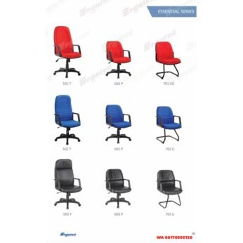 Kursi Kantor Ergotec 501 T 602 P 701 UC 502 T 601 P 702 U 503 T 603 P 703 U