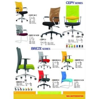 Kursi Kantor Ichiko CEPY I S II III C IV VCR & BREZE I S II II S II C IV VCR