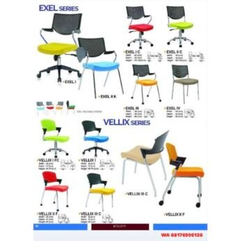 Kursi Kantor Ichiko EXEL I I C II C II K III IV & VELLIX I I FC II F III C