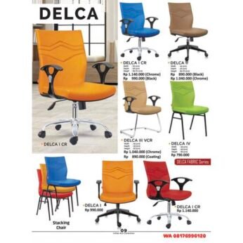 Kursi Kantor Ichiko Eco DELCA I CR DELCA Il DELCA III VCR DELCA IV DELCA I DELCA I CR