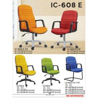 Kursi Kantor Ichiko Eco IC-608 E CR IC-609 E CR IC-608 E IC-609 E IC-609 E UA- COT