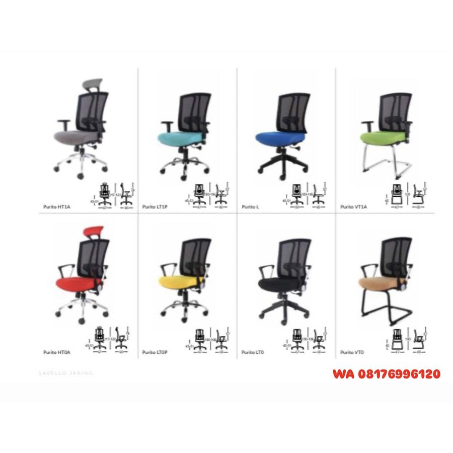 Kursi Kantor Savello Jaring Purito HT1A HT0A LT1P LT0P L LT0 VT1A VT0