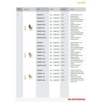 Kursi Kantor Savello SPARTA H HA HC HCA HK HKA HKC HKCA L LA LC LCA LK LKA LKC LKCA V VA VK VKA