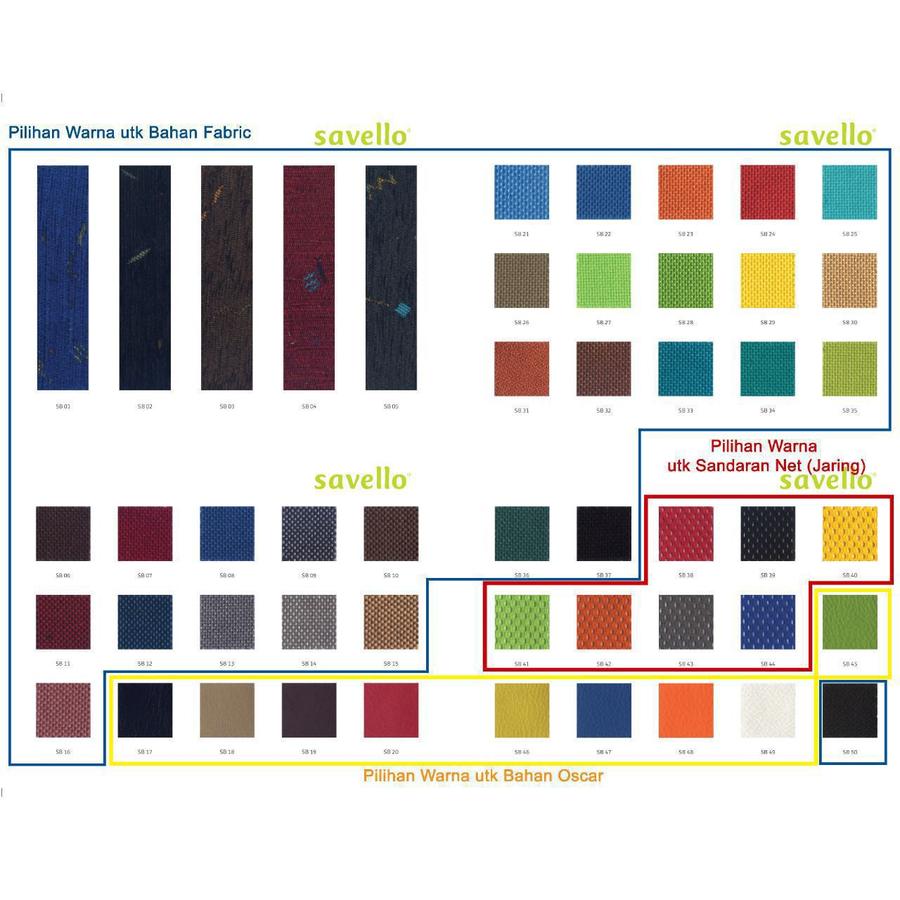 Kursi Kantor Savello Jaring Forta HT0A LT0P LT0 VT0 & Vanta HT0A LT0P L VT0 - Image 2