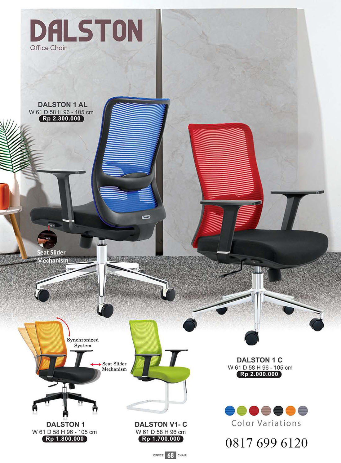 Kursi Kantor Donati Ultimate DALSTON