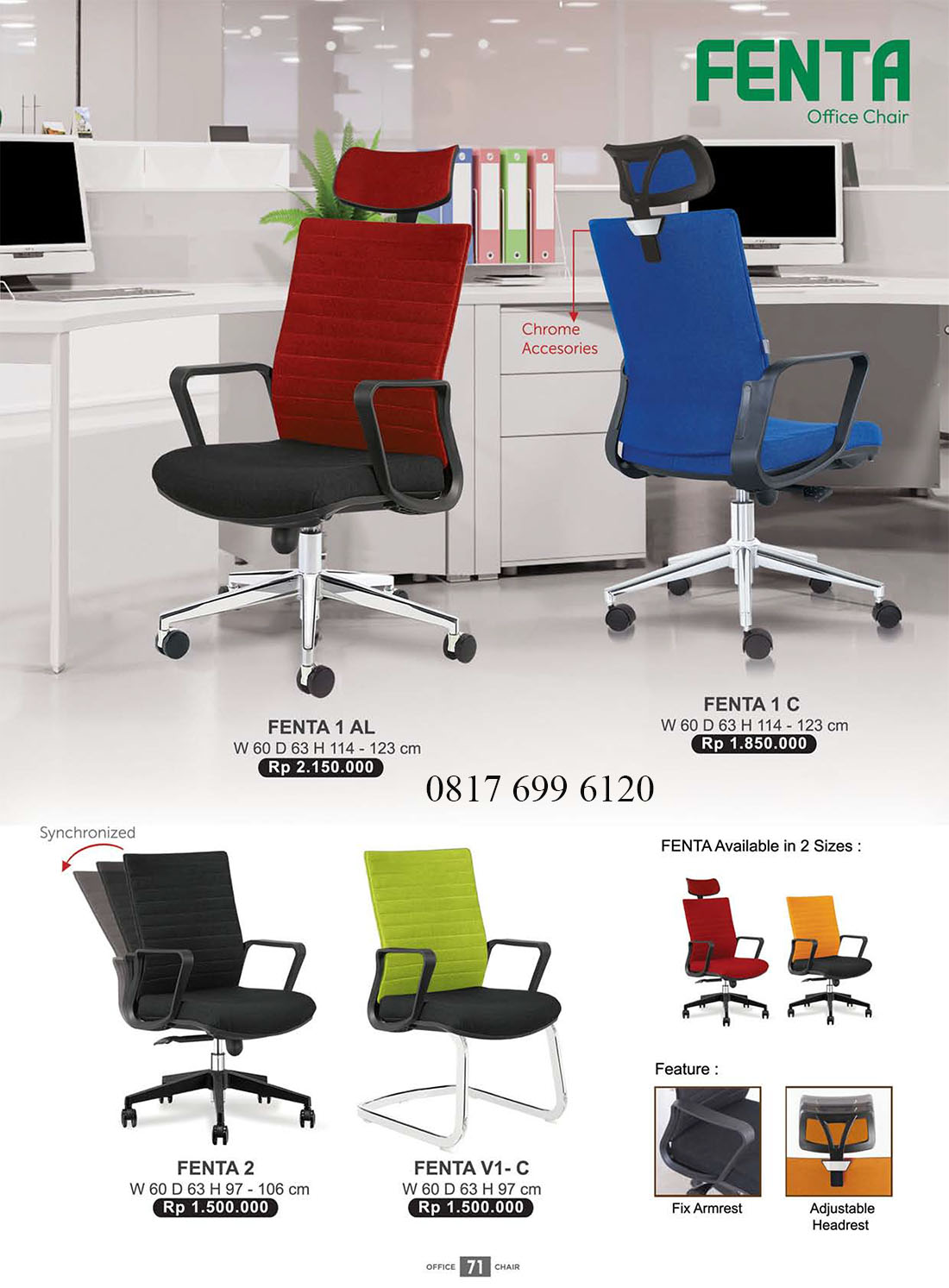 Kursi Kantor Donati Ultimate FENTA