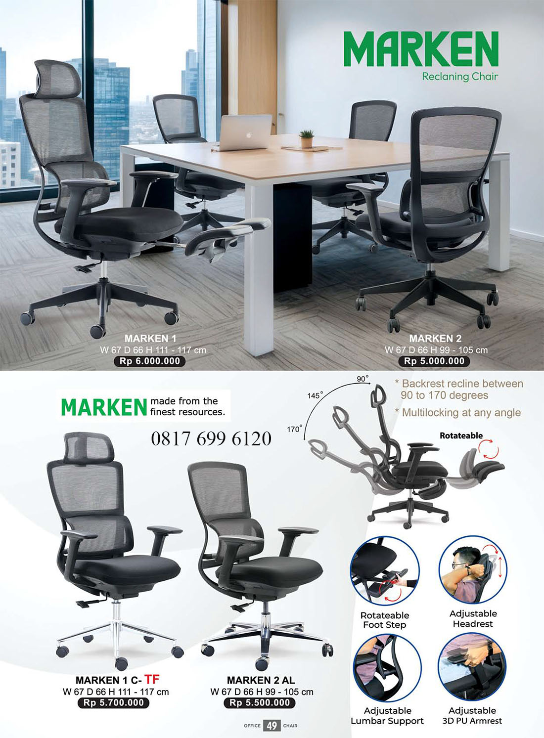 Kursi Kantor Donati Ultimate MARKEN