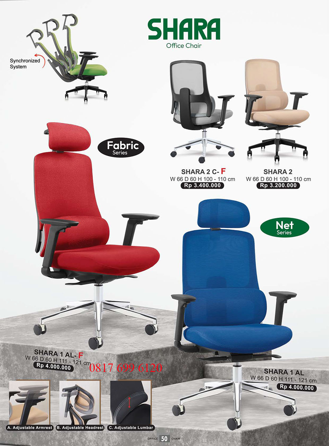 Kursi Kantor Donati Ultimate SHARA