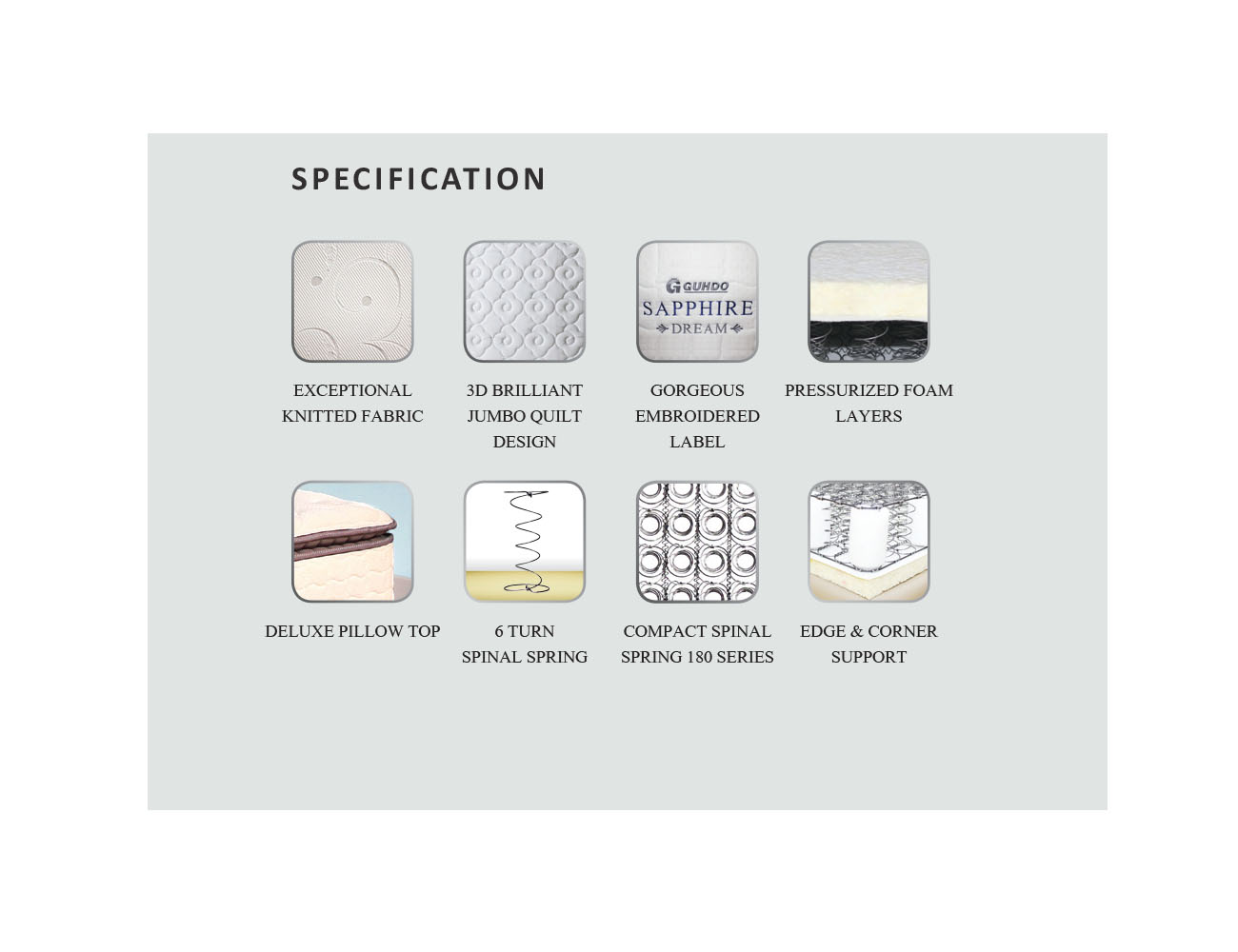 Springbed Guhdo Sapphire Dream Venetian Style - Venetian - Image 2