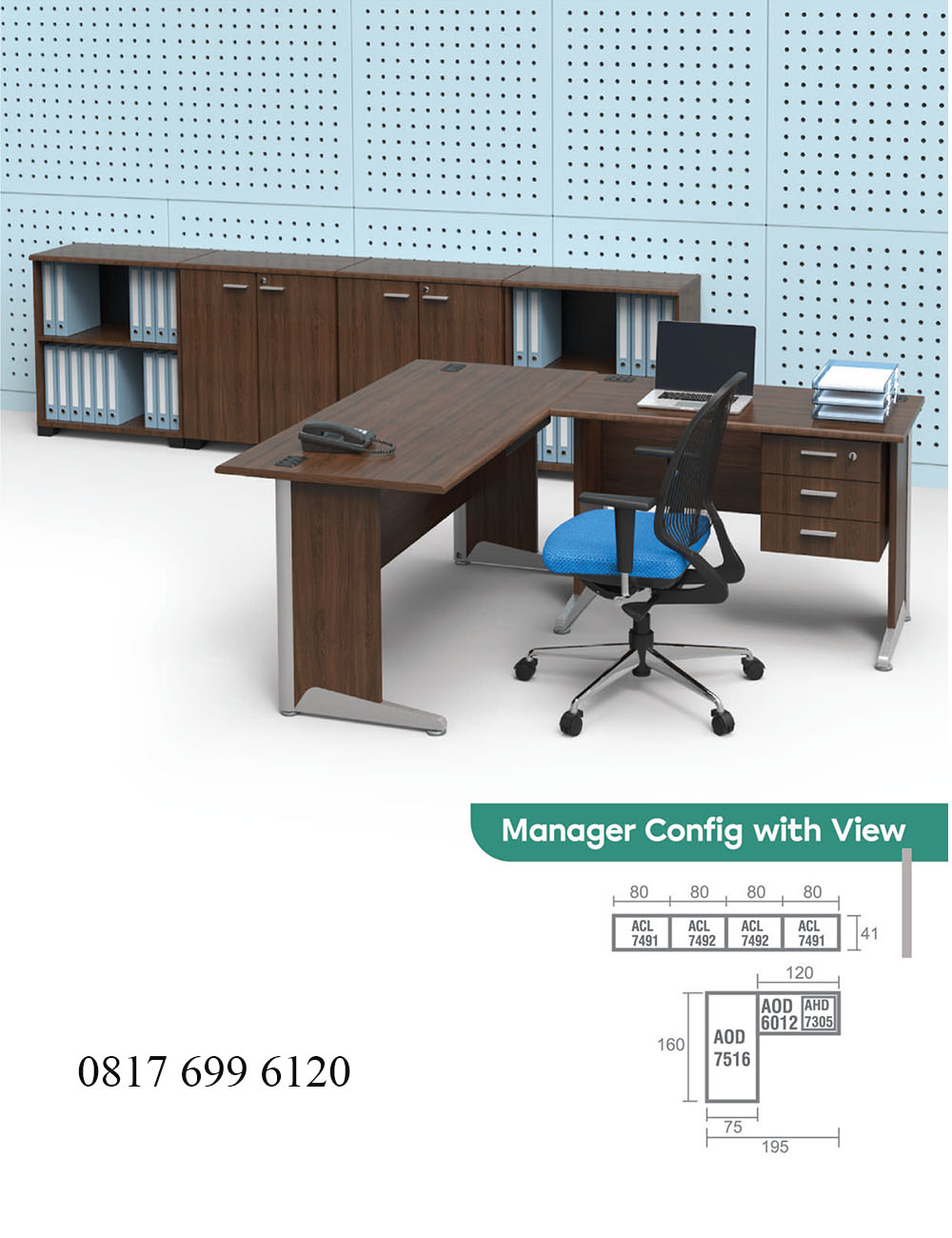 Meja Kantor Modera A Class Manager Config