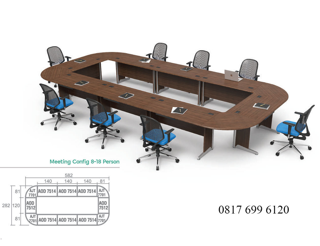 Meja Meeting Modera A Class Meeting Config 8-18 Person