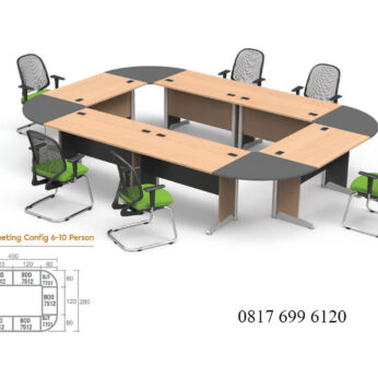 Meja Meeting Modera B Class Meeting Config 6-10 Person
