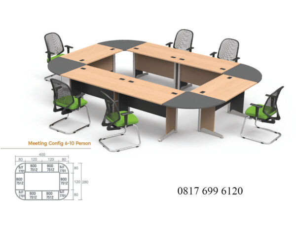 Meja Meeting Modera B Class Meeting Config 6-10 Person